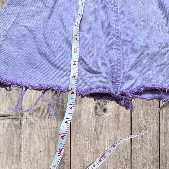 Urban Outfitters Lavender Denim Mini Skirt - Picture 5 of 7